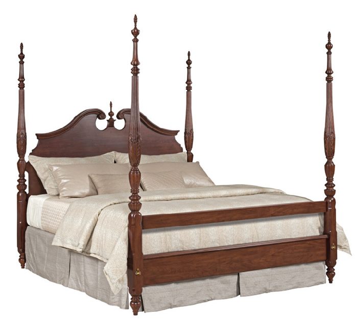 Kincaid 607-326P Hadleigh King Rice Carved Bed