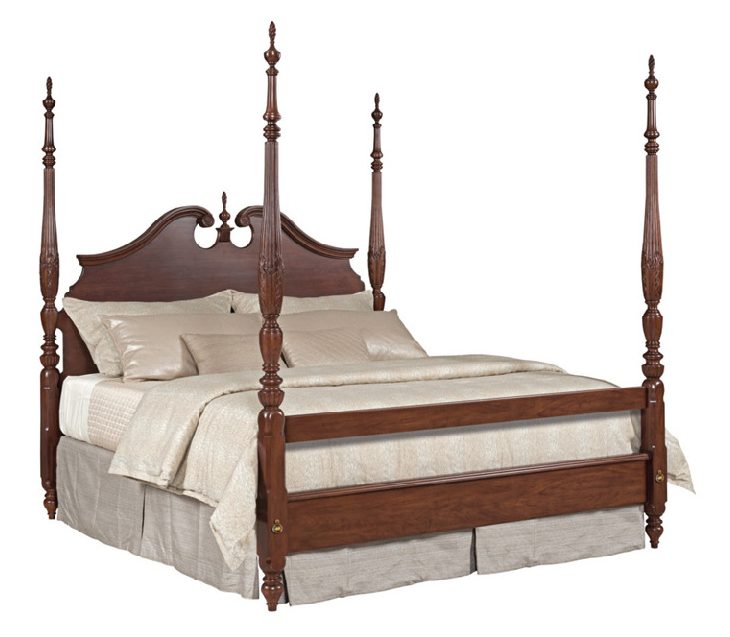Kincaid 607-327P Hadleigh California King Rice Carved Bed Kincaid 607-327P Hadleigh California King Rice Carved Bed