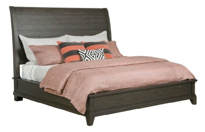 Kincaid 706-313CP Plank Road Eastburn Sleigh Queen Bed Complete