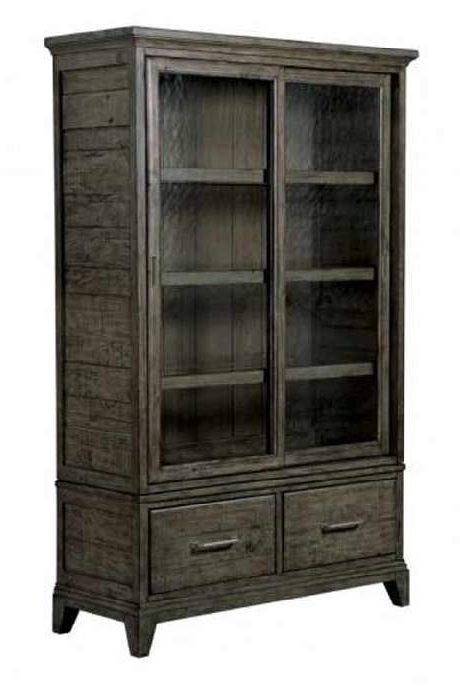 Kincaid 706-830CP Plank Road Darby Display Cabinet Complete