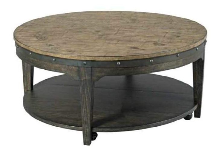 Kincaid 706-911C Plank Road Artisans Round Cocktail Table