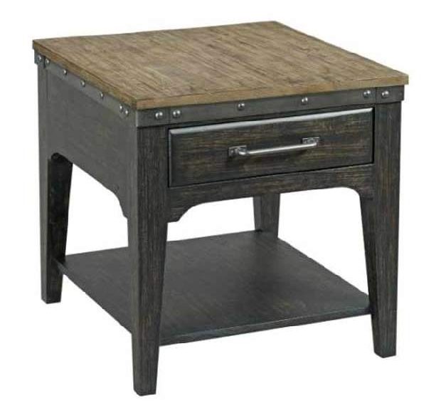 Kincaid 706-915C Plank Road Artisans Rectangular Drawer End Table