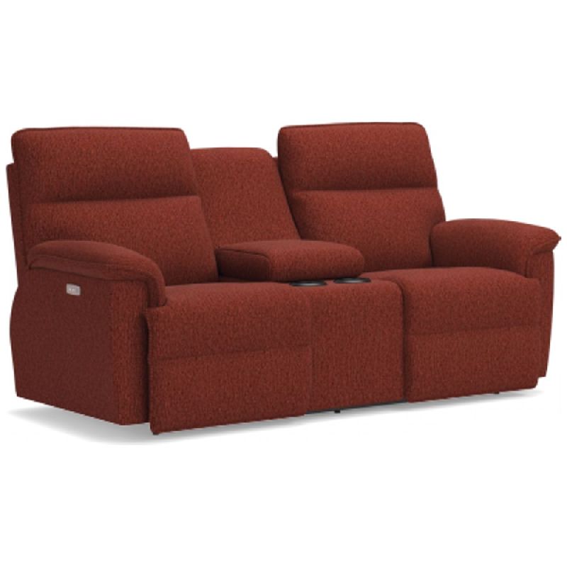 Lazboy 49P706 Jay Power Reclining Loveseat with Console