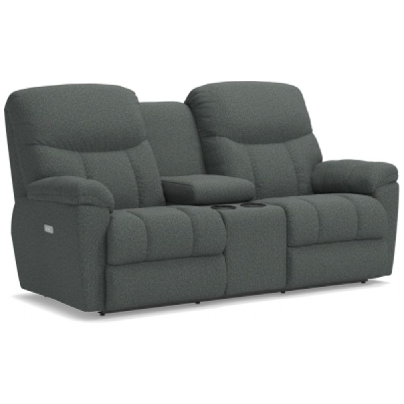 Lazboy 49P766 Morrison Power Reclining Loveseat with Console