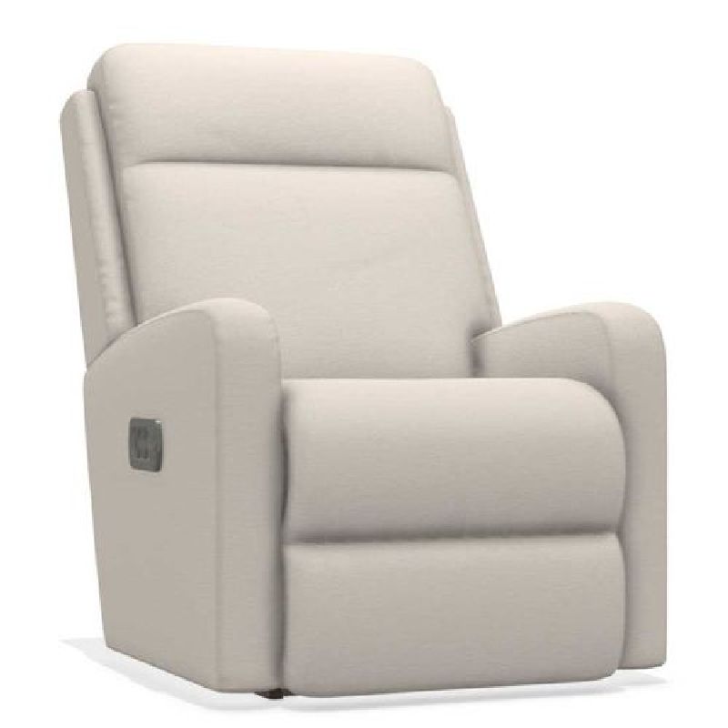 Lazboy 1HR747 Finley Power Rocking Recliner with Headrest and Lumber