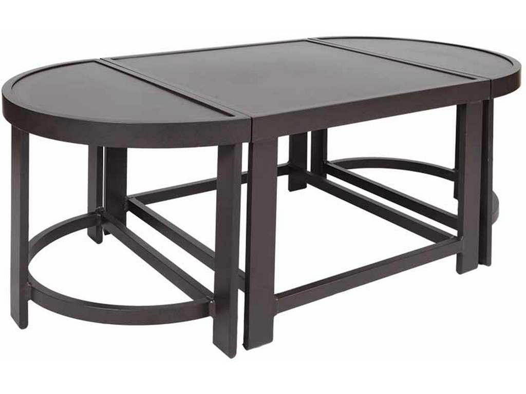 Lane Venture 453-65 Horizon Tables 3 piece Oval Cocktail Table