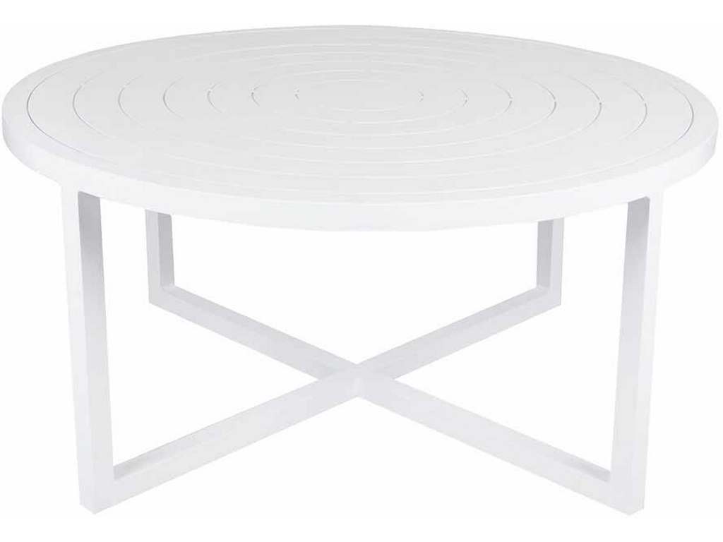 Lane Venture 455-03 Contempo Round Cocktail Table Aluminum Top