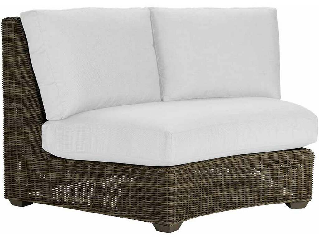 Lane Venture 536-17 Oasis Oasis Curved Armless Loveseat