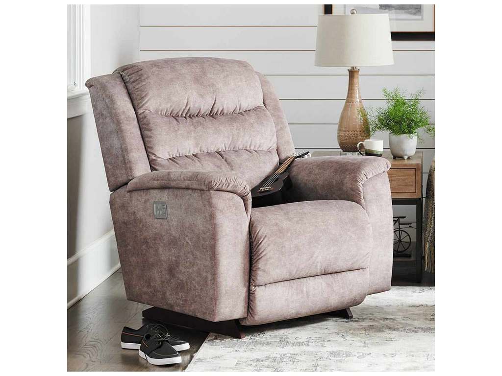 Lazboy 10U776  Redwood Power Rocking Recliner with Headrest
