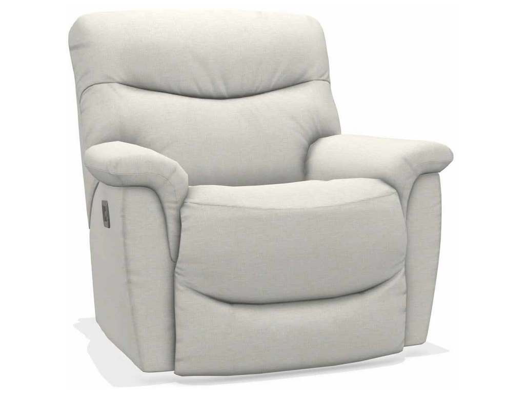 Lazboy 10X521  James Power Rocking Recliner with Headrest and Lumbar