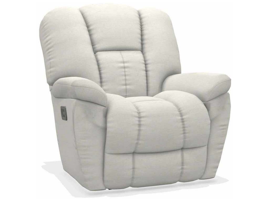 Lazboy 10X582  Maverick Power Rocking Recliner with Headrest and Lumbar