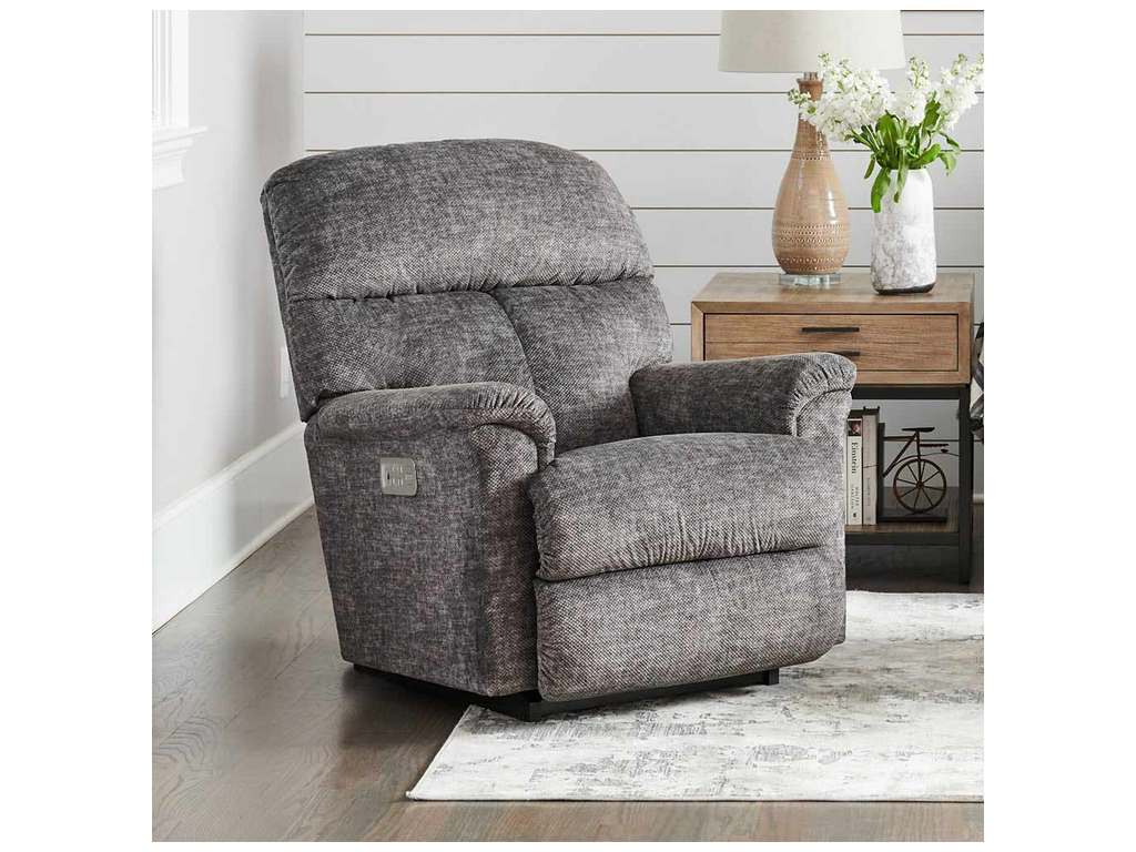Lazboy 10X704  Reed Power Rocking Recliner with Headrest and Lumbar