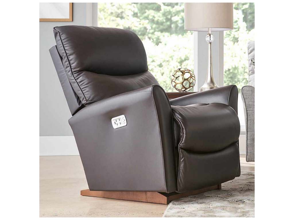 Lazboy 10X765  Rowan Power Rocking Recliner with Headrest and Lumbar
