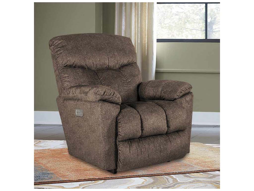 Lazboy 10X766  Morrison Power Rocking Recliner with Headrest and Lumbar
