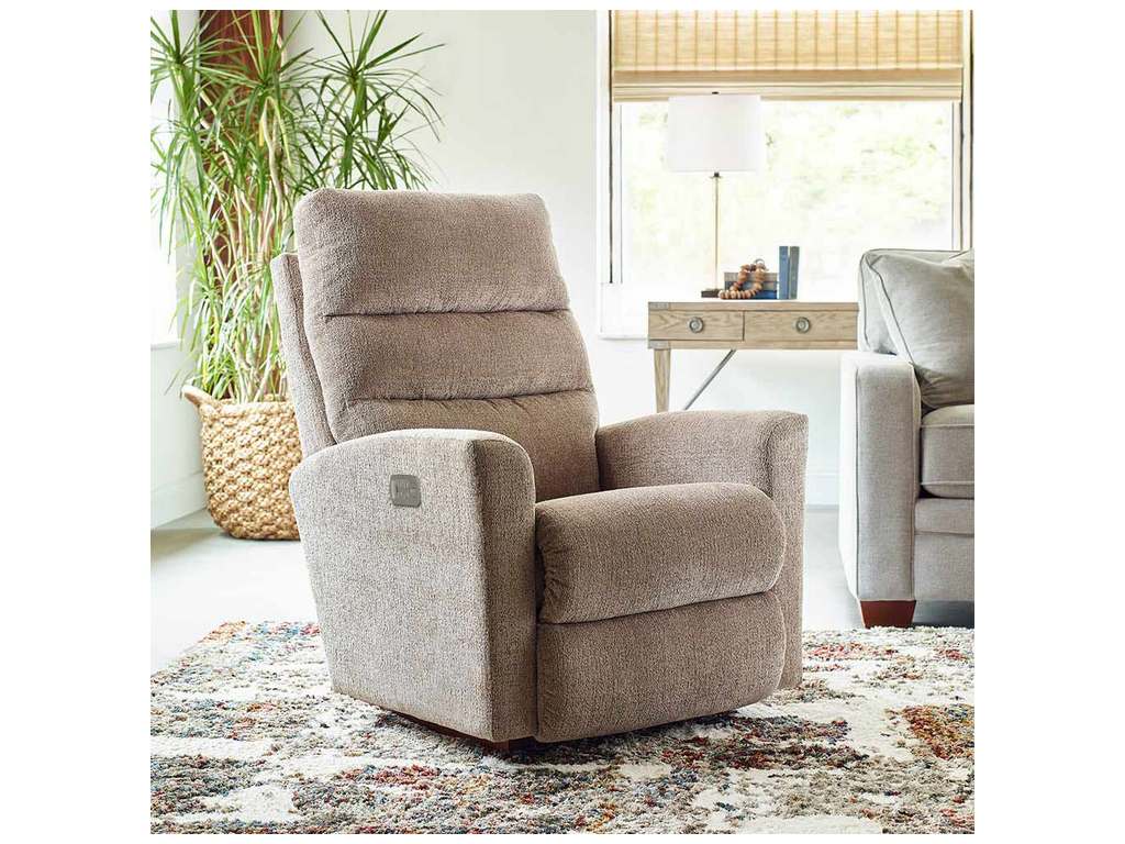 Lazboy 10X786  Liam Power Rocking Recliner with Headrest and Lumbar