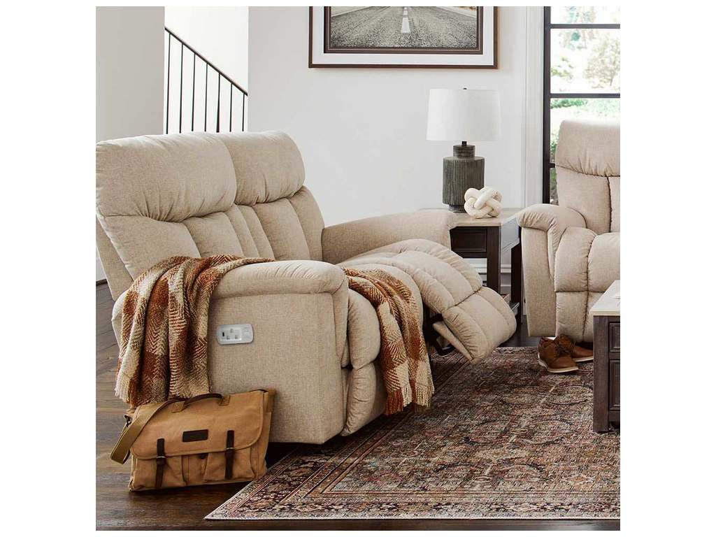 Lazboy 32U775  Mateo Power Reclining Loveseat with Headrest