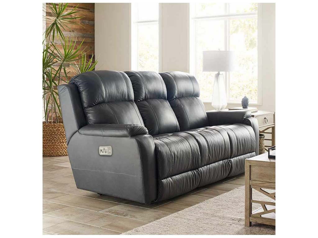 Lazboy U44755  Dorian Power Reclining Sofa with Headrest