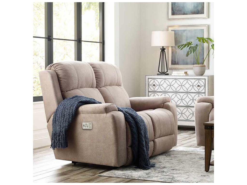 Lazboy U48755  Dorian Power Reclining Loveseat with Headrest