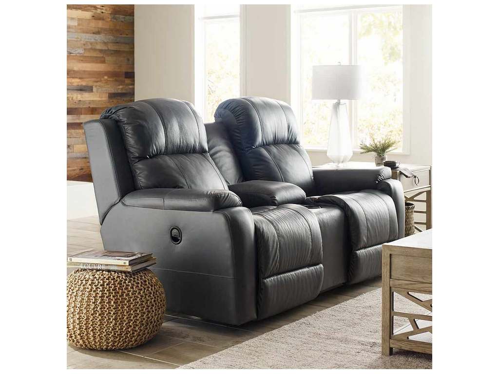 Lazboy 449755  Dorian Reclining Loveseat with Console