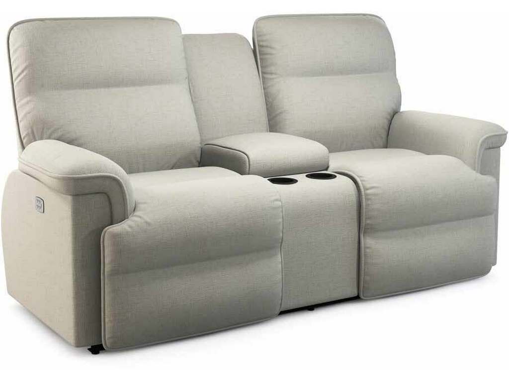 Lazboy U49706  Jay Power Reclining Loveseat with Headrest and Console