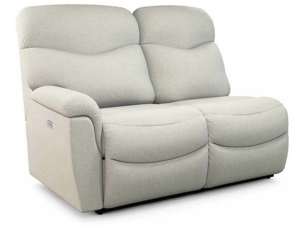 Lazboy U4E521  James Power Right Arm Sitting Reclining Loveseat with Headrest