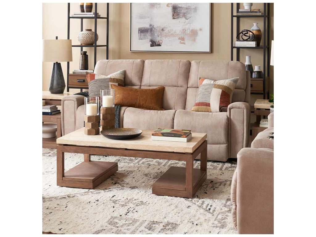 Lazboy X44757  Apollo Power Reclining Sofa with Headrest and Lumbar