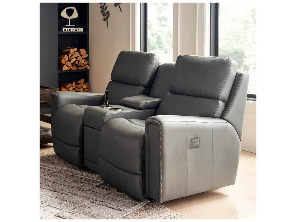 Lazboy X49757  Apollo Power Reclining Sofa with Console Headrest and Lumbar