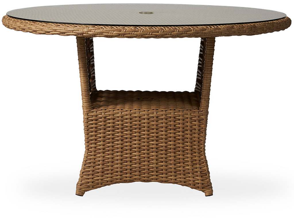Lloyd Flanders 331048 Magnolia 48 Inch Round Umbrella Dining Table
