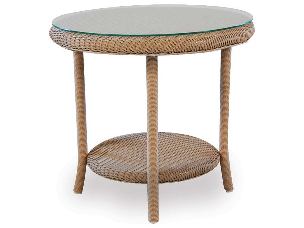 Lloyd Flanders 86243 Universal Loom 24 Inch Round End Table