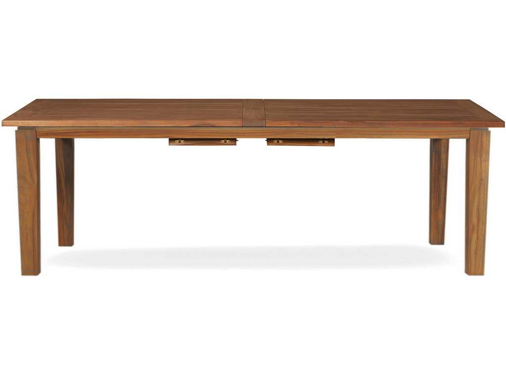 Lloyd Flanders 286584 Teak 86 110 Inch Double Butterfly Leaf Umbrella Table