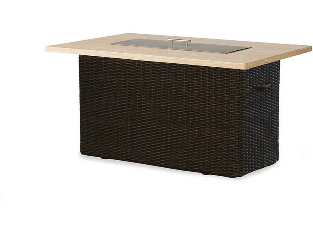 Lloyd Flanders 298098 Mesa 52 Inch Rectangular Fire Table