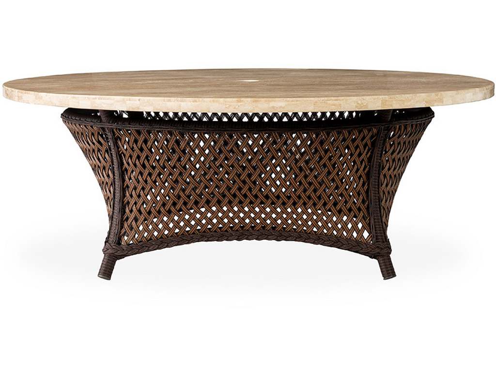 Lloyd Flanders 71941 Grand Traverse 48 Inch Rd Umb Chat Table