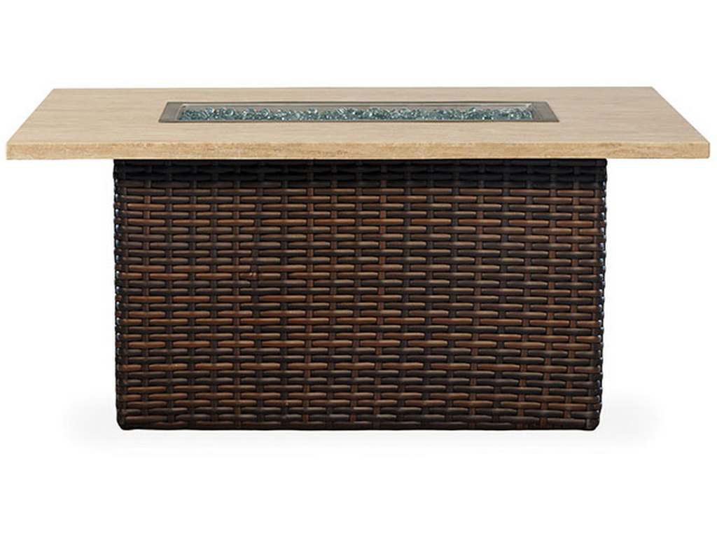 Lloyd Flanders 38098 Contempo 52 Inch Rectangular Fire Table