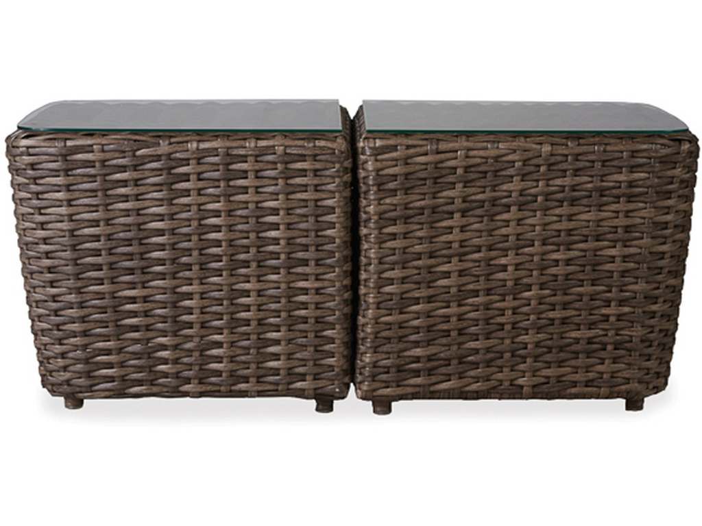 Lloyd Flanders 241045 Largo 2pc 22 Inch Rectangular Bunching Accent Table