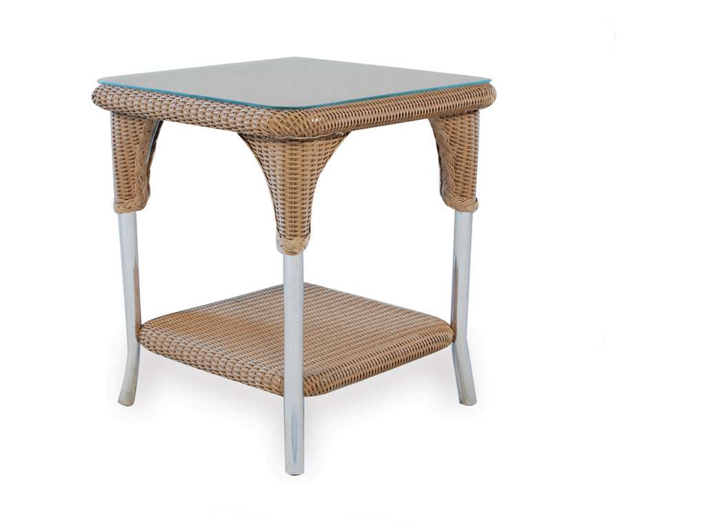 Lloyd Flanders 86241 Universal Loom 22 Inch Square End Table