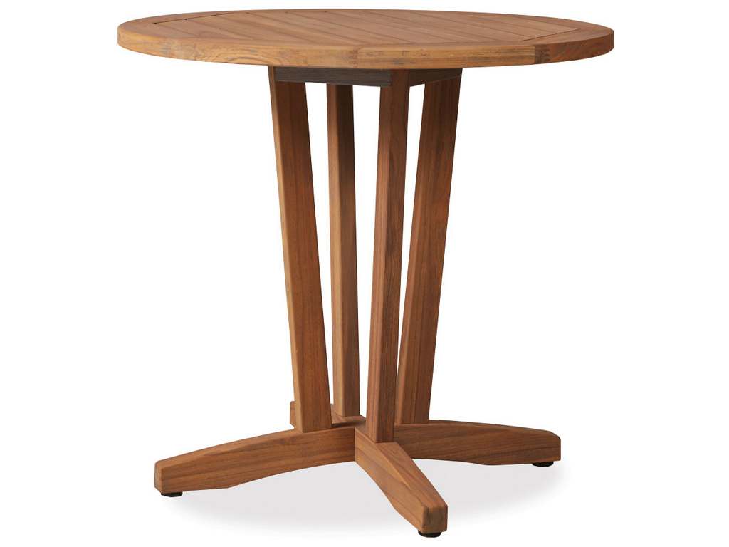 Lloyd Flanders 286136 Teak 30 Inch Round Bistro Table