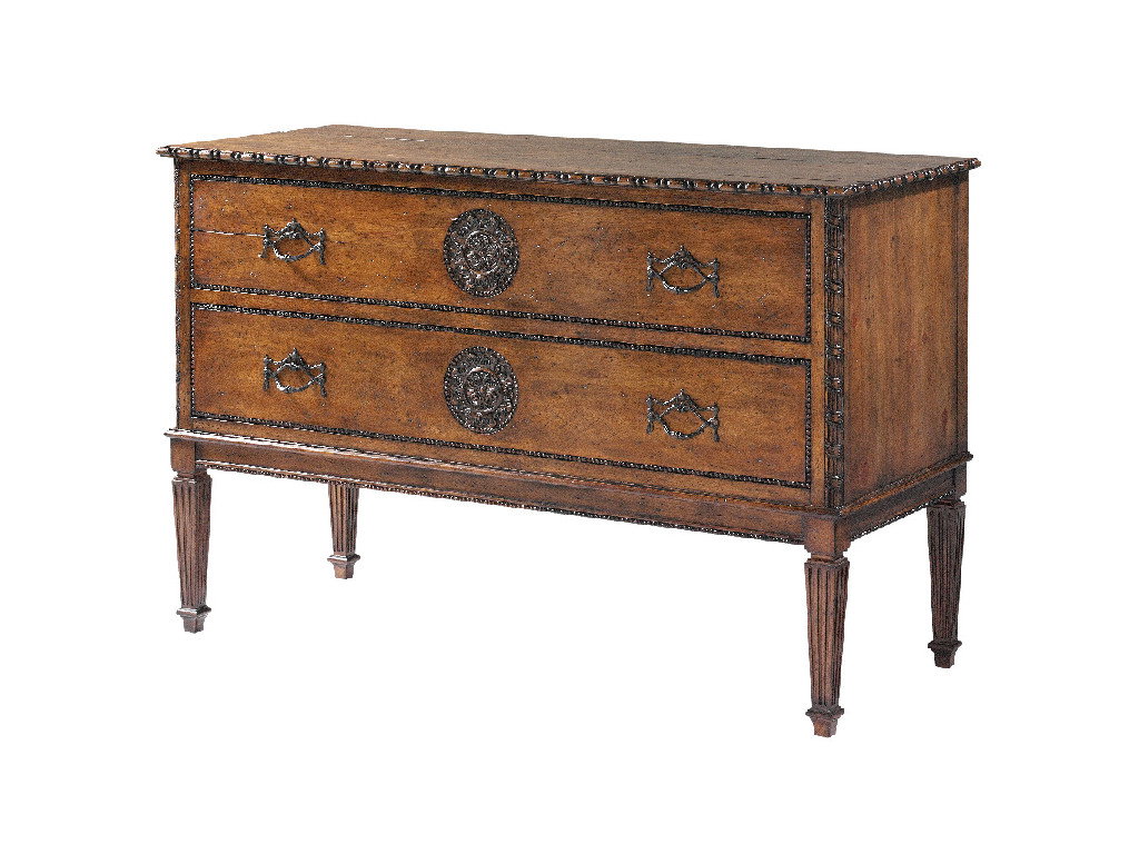 Maitland Smith HM1003  Medallion Chest Of Drawers