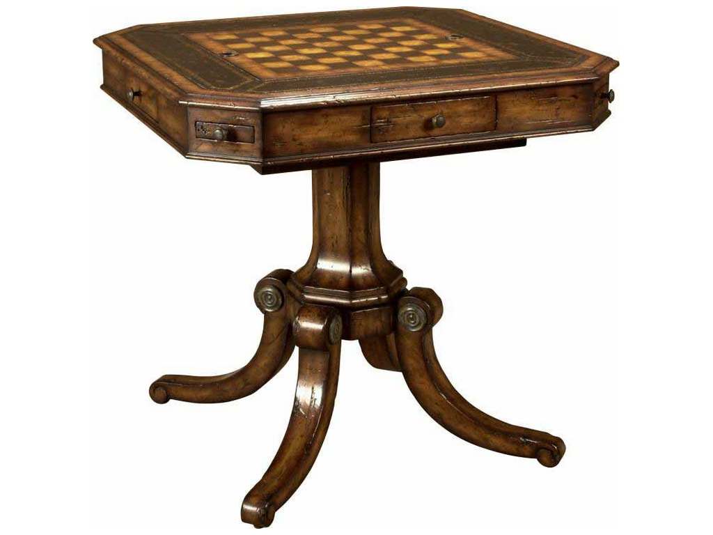 Maitland Smith 8100-31 Choate Game Table Maitland Smith 8100-31 Choate Game Table