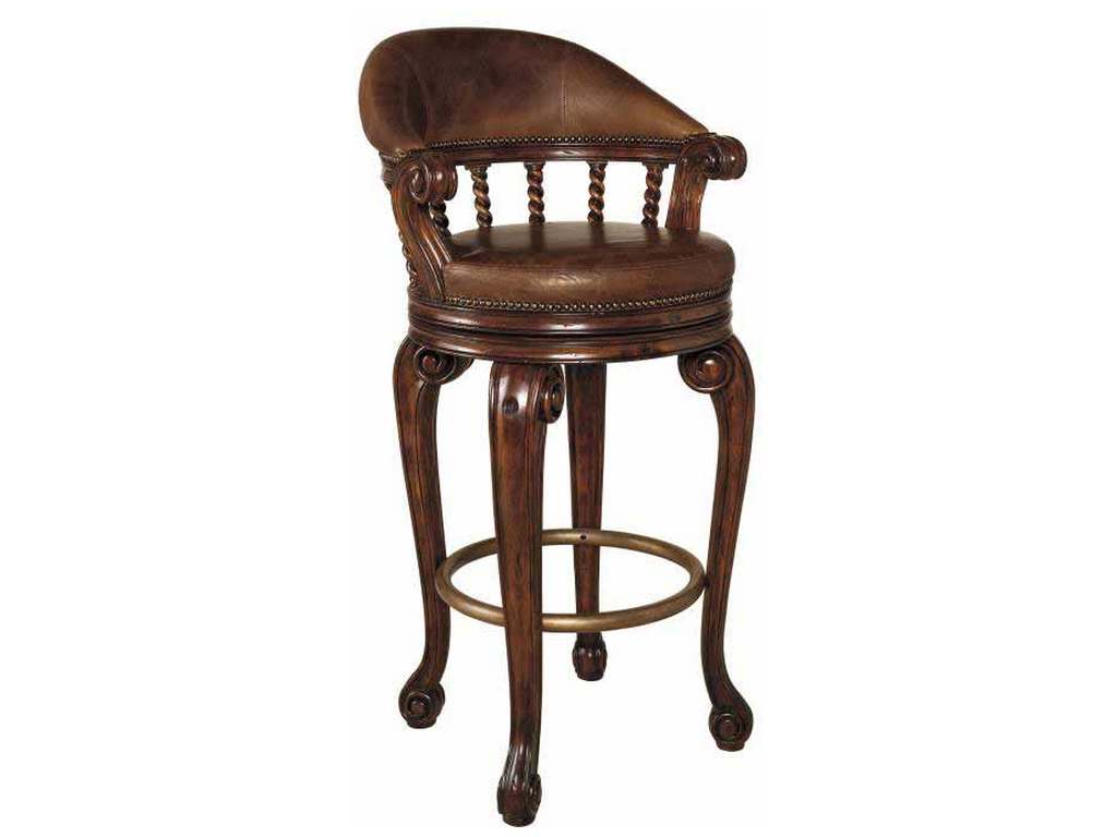 Maitland Smith 8100-44  Marlowe Swivel Counter Stool