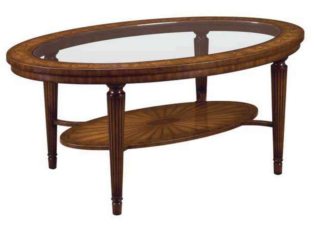 Maitland Smith 8101-33  Marquetry Cocktail Table