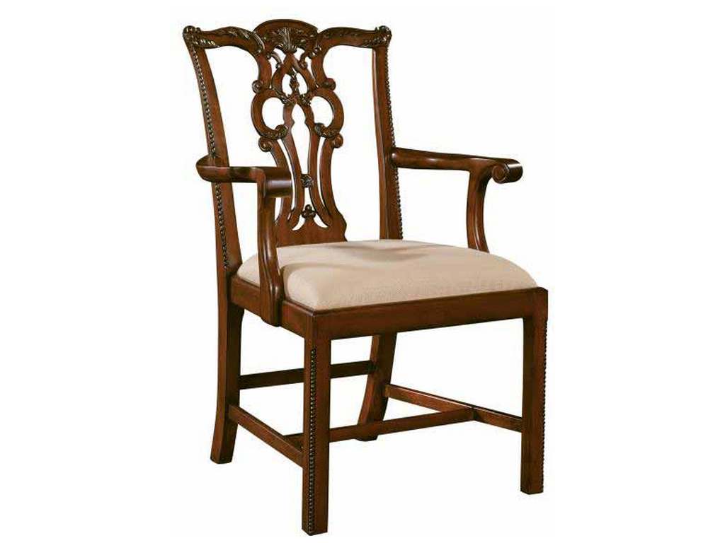 Maitland Smith 8102-41  Massachusetts Aged Regency Arm Chair