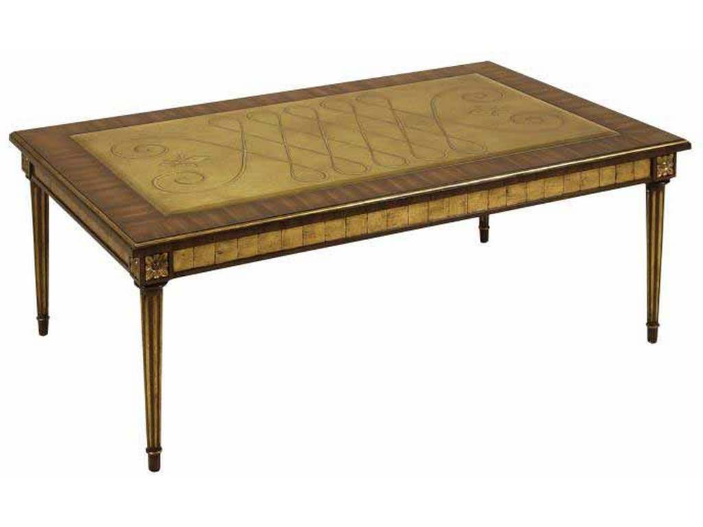 Maitland Smith 8107-33 Eglomise Cocktail Table Maitland Smith 8107-33 Eglomise Cocktail Table