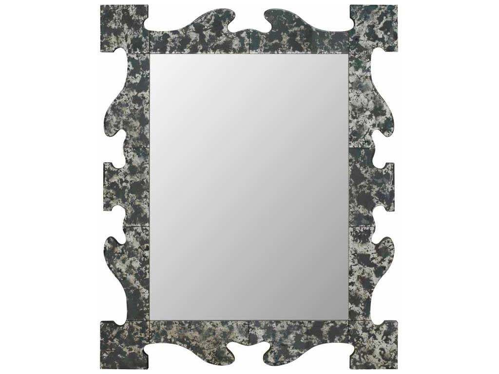 Maitland Smith 8111-28 Hand Antique Mirror Frame Mirror Glass Maitland Smith 8111-28 Hand Antique Mirror Frame Mirror Glass