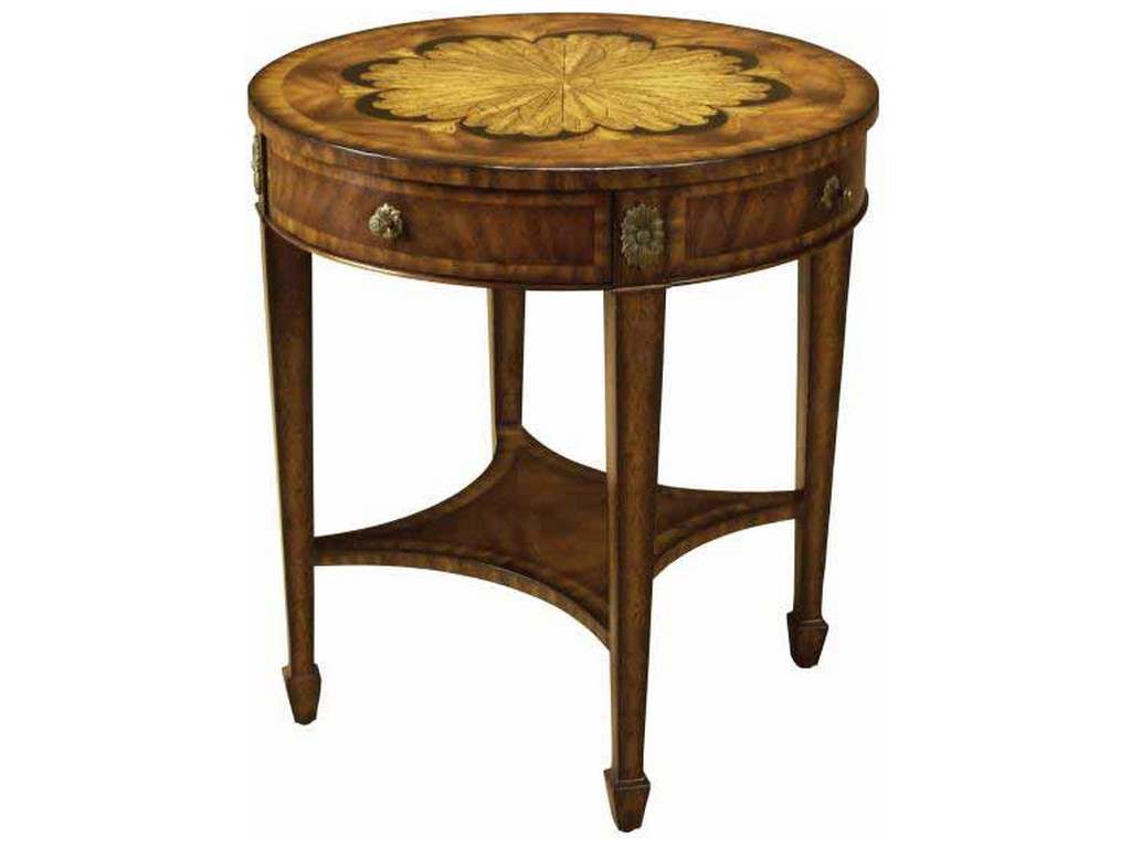 Maitland Smith 8111-32  Floral Occasional Table