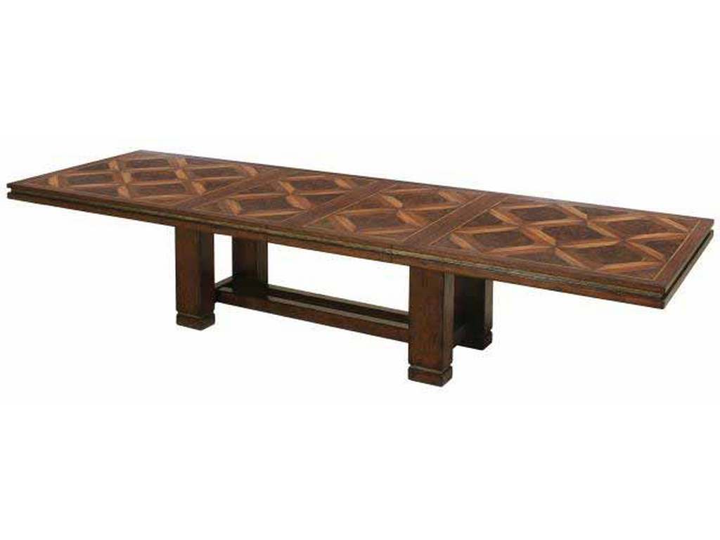 Maitland Smith 8111-35  Dining Table With 2 Leaf Extenders