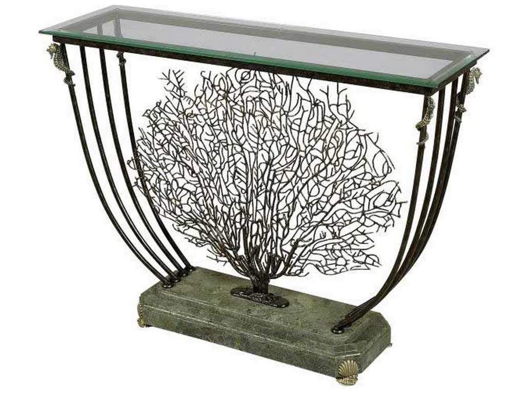 Maitland Smith 8135-34 Coral Console Table Maitland Smith 8135-34 Coral Console Table