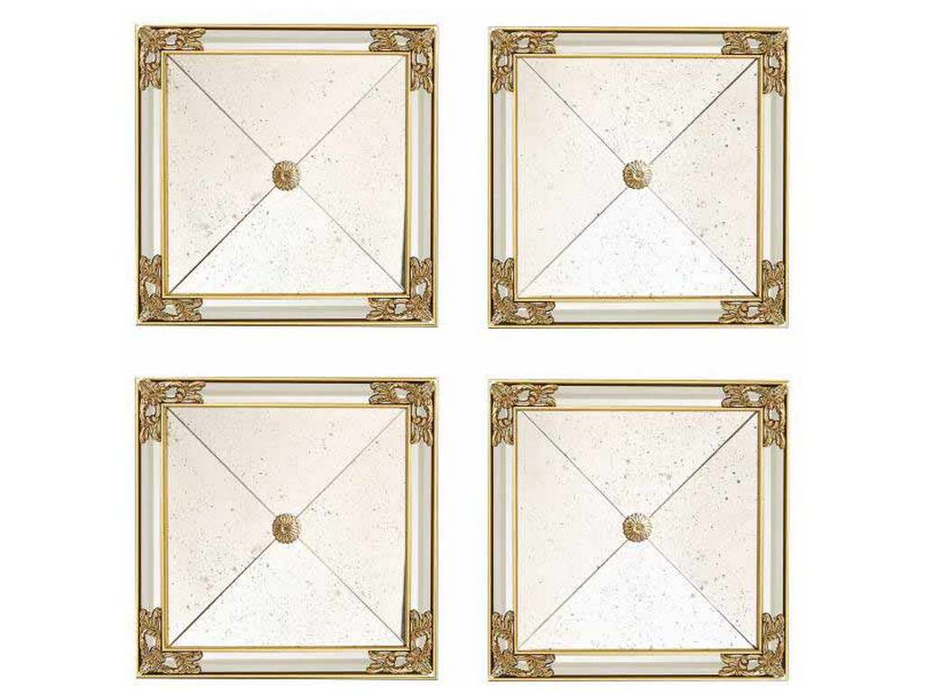 Maitland Smith 8160-28  Novella Set Of Four Mirrors