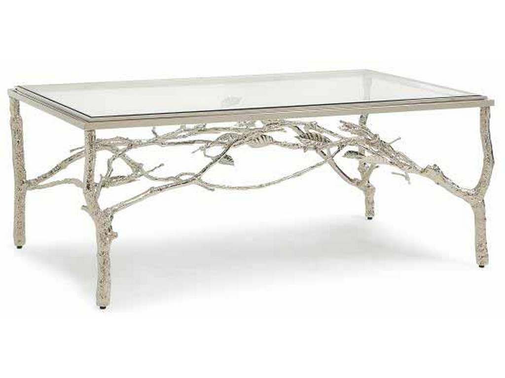 Maitland Smith 8411-33 Silver Twig Cocktail Table Maitland Smith 8411-33 Silver Twig Cocktail Table