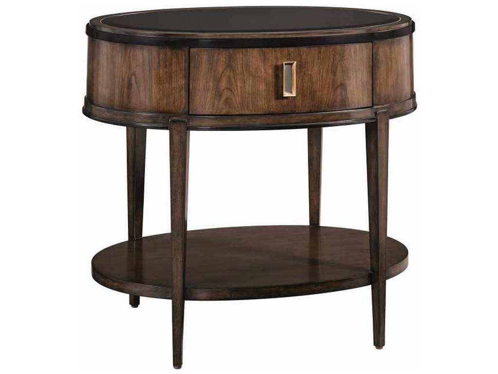 Maitland Smith 88-0413 Sovereign Lyric Oval Nightstand