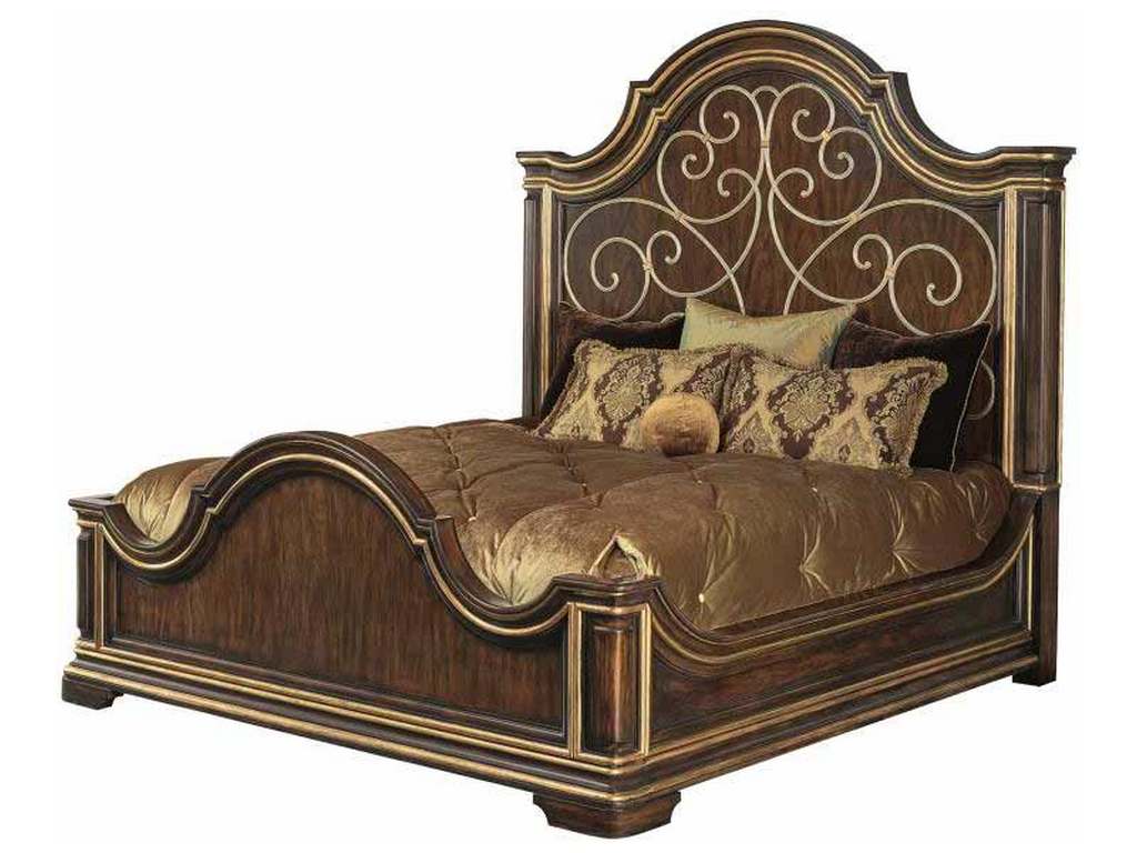 Maitland Smith 88-0511 Sovereign Majorca King Panel Bed